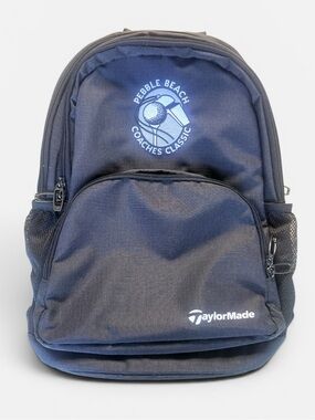 NWT TaylorMade Pebble Beach Coaches Classic Laptop Backpack Black Golf Travel